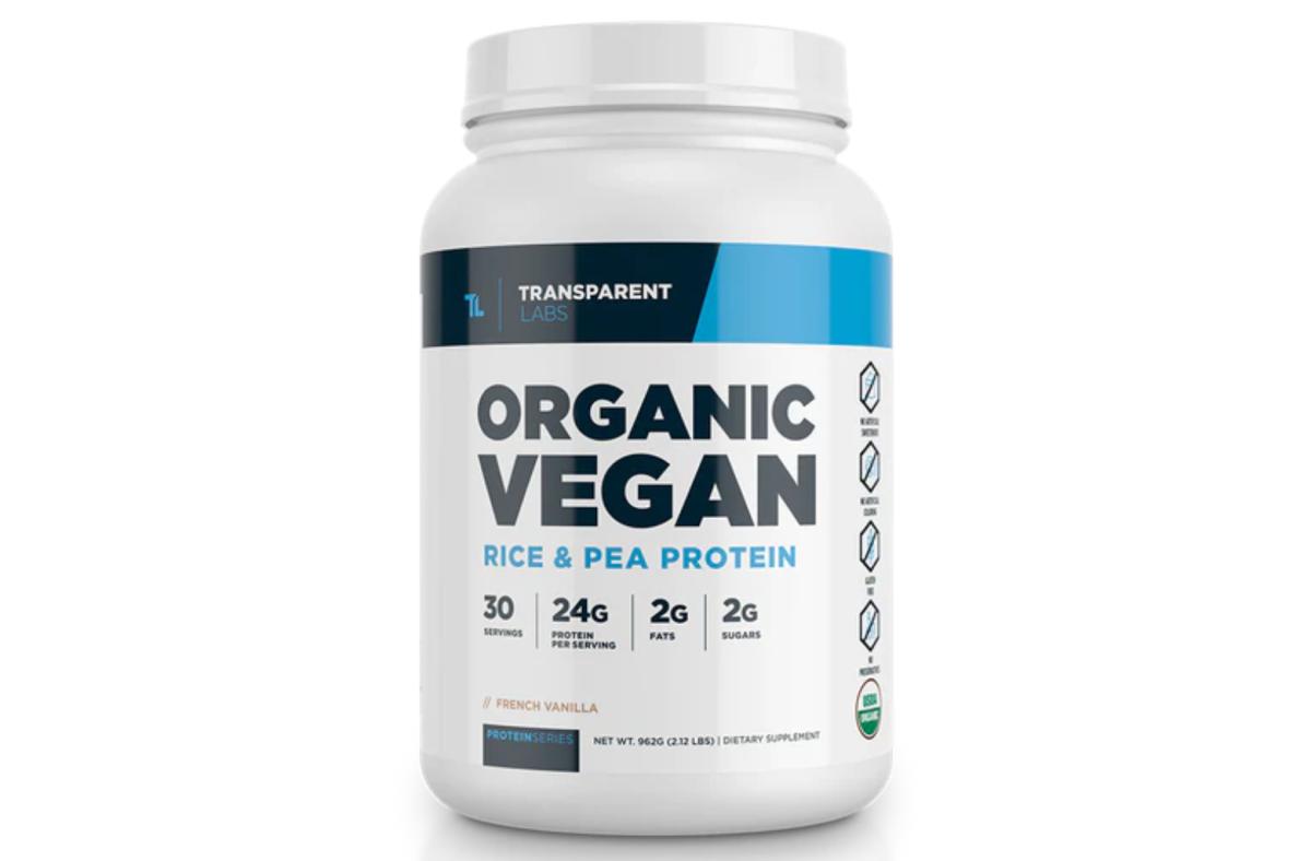 transparent labs rice _ pea protein